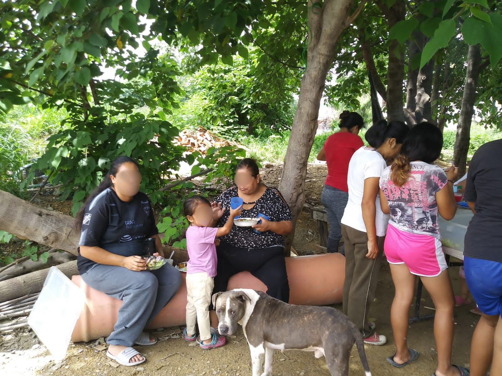 Tortillas preparation on comal